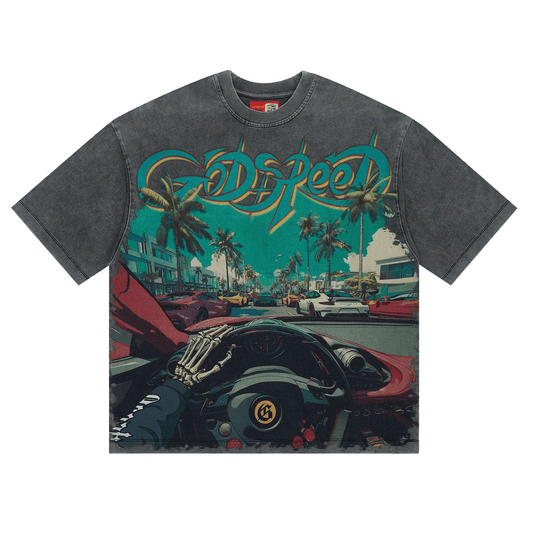 GodSpeed Power Steering Grey Wash