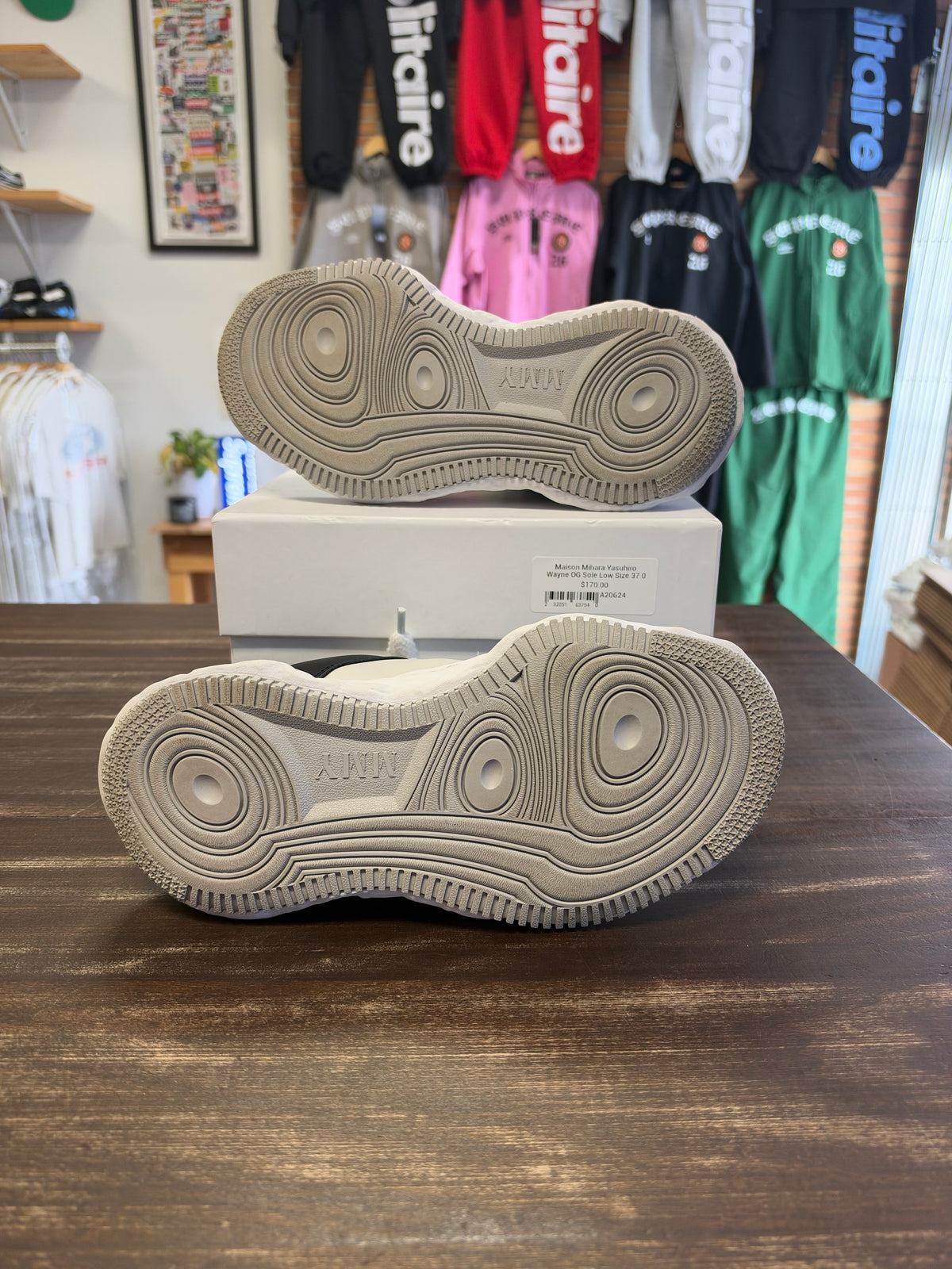 Maison Mihara Yasuhiro Wayne OG Sole Low White Black