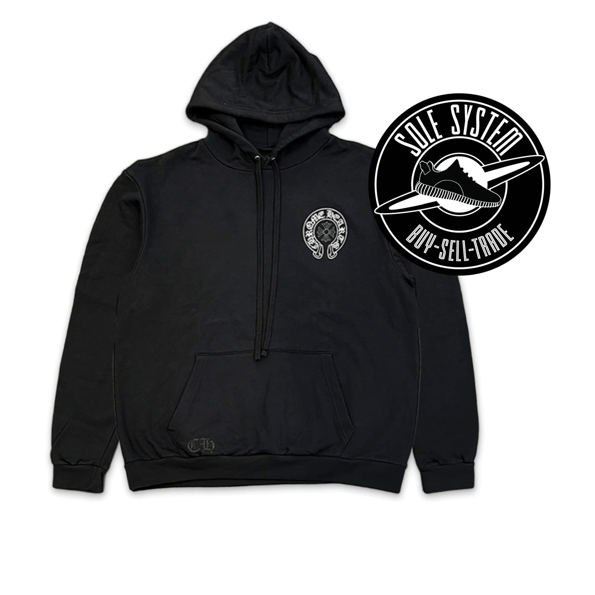 Chrome Hearts Las Vegas 20th Anniversary Horseshoe Hoodie Black