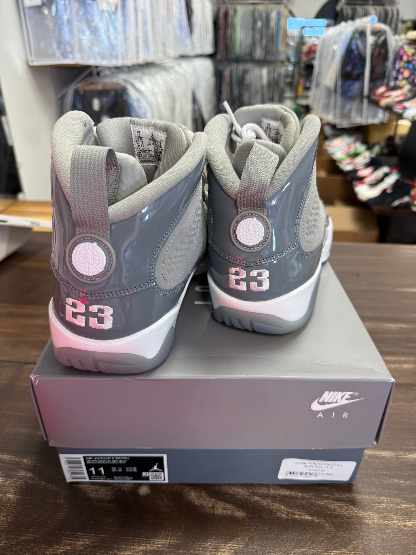 Jordan 9 Retro Cool Grey 2025