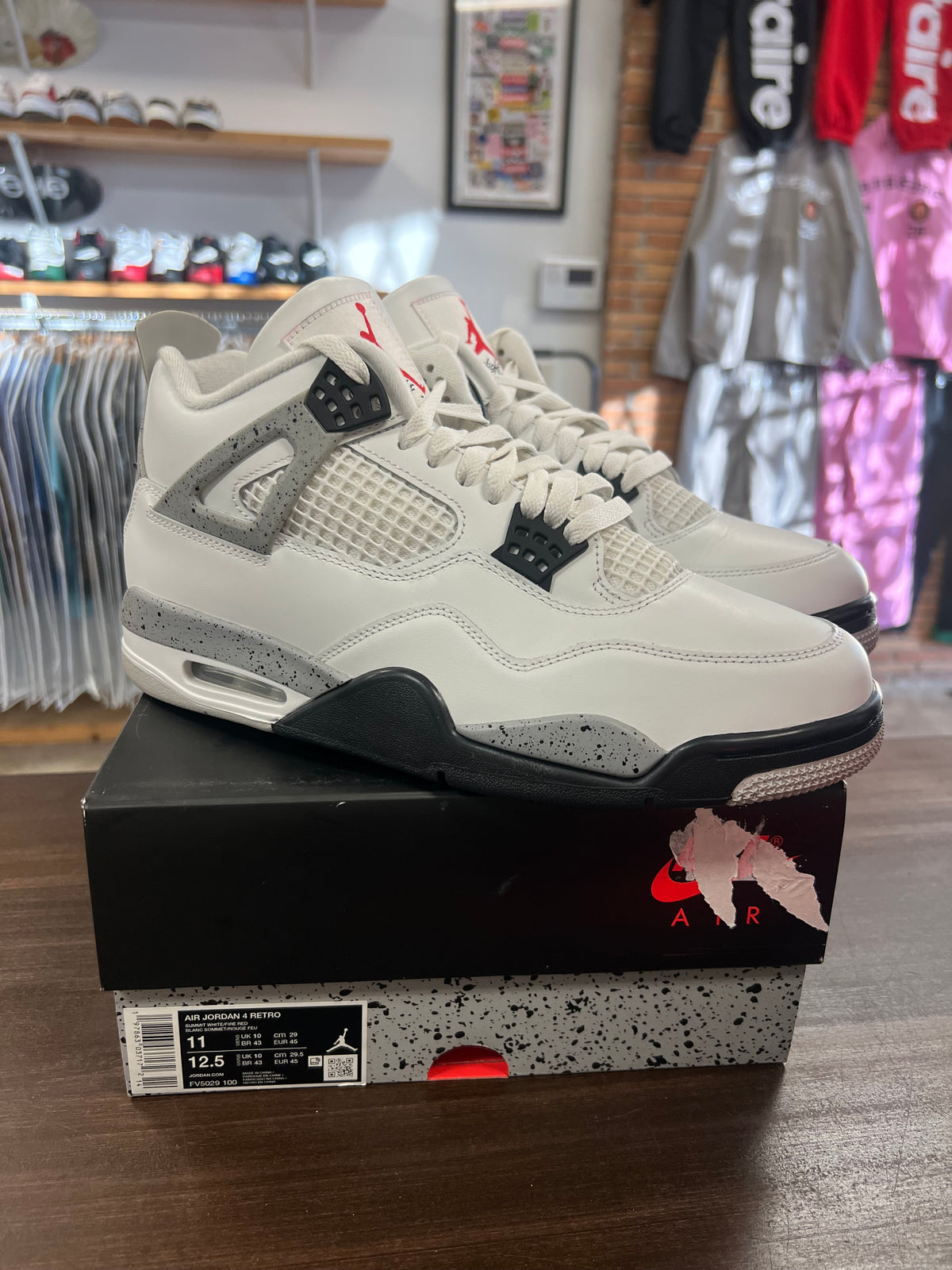 Jordan 4 White Cement 2025