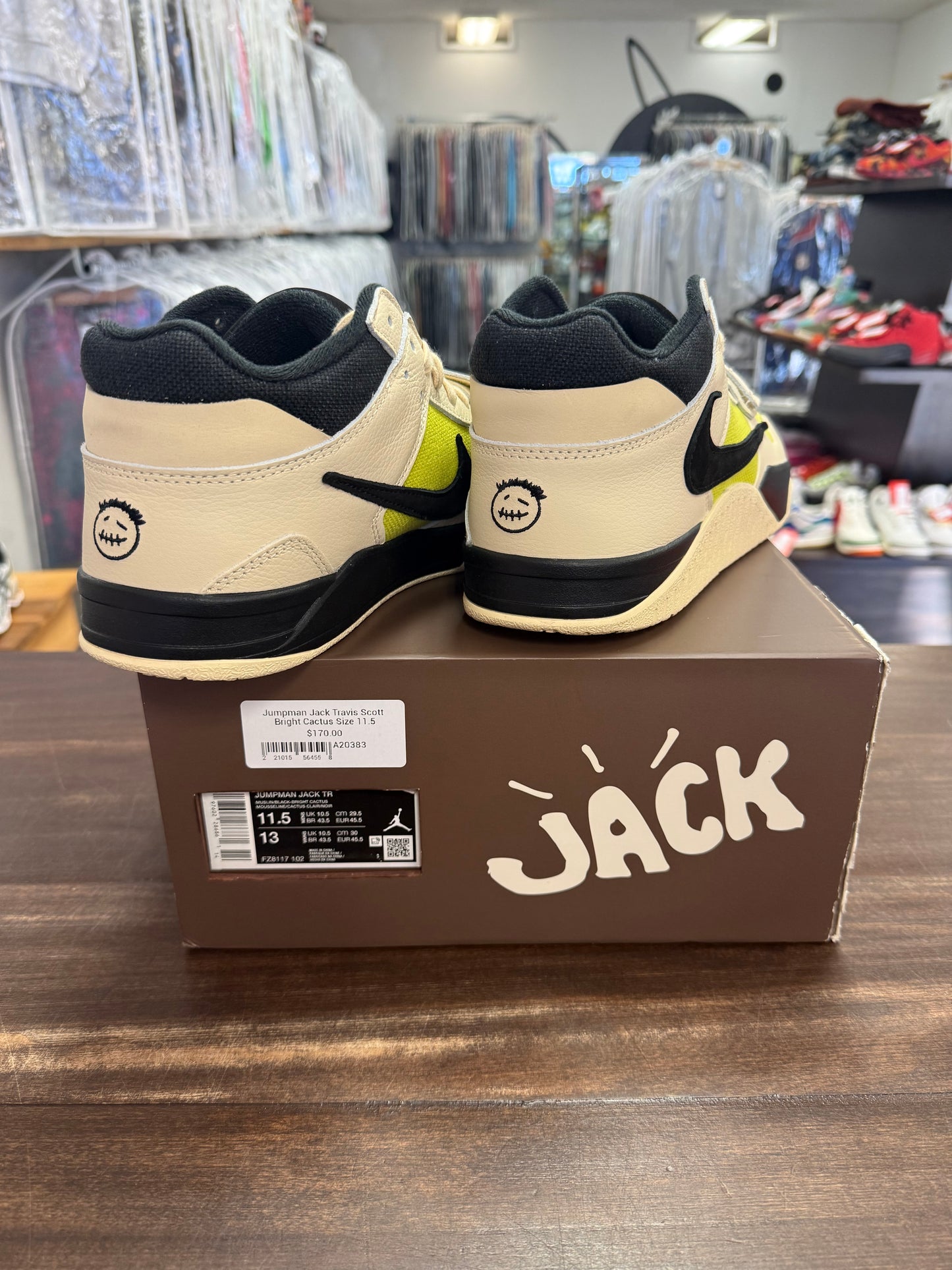 Jumpman Jack Travis Scott Bright Cactus