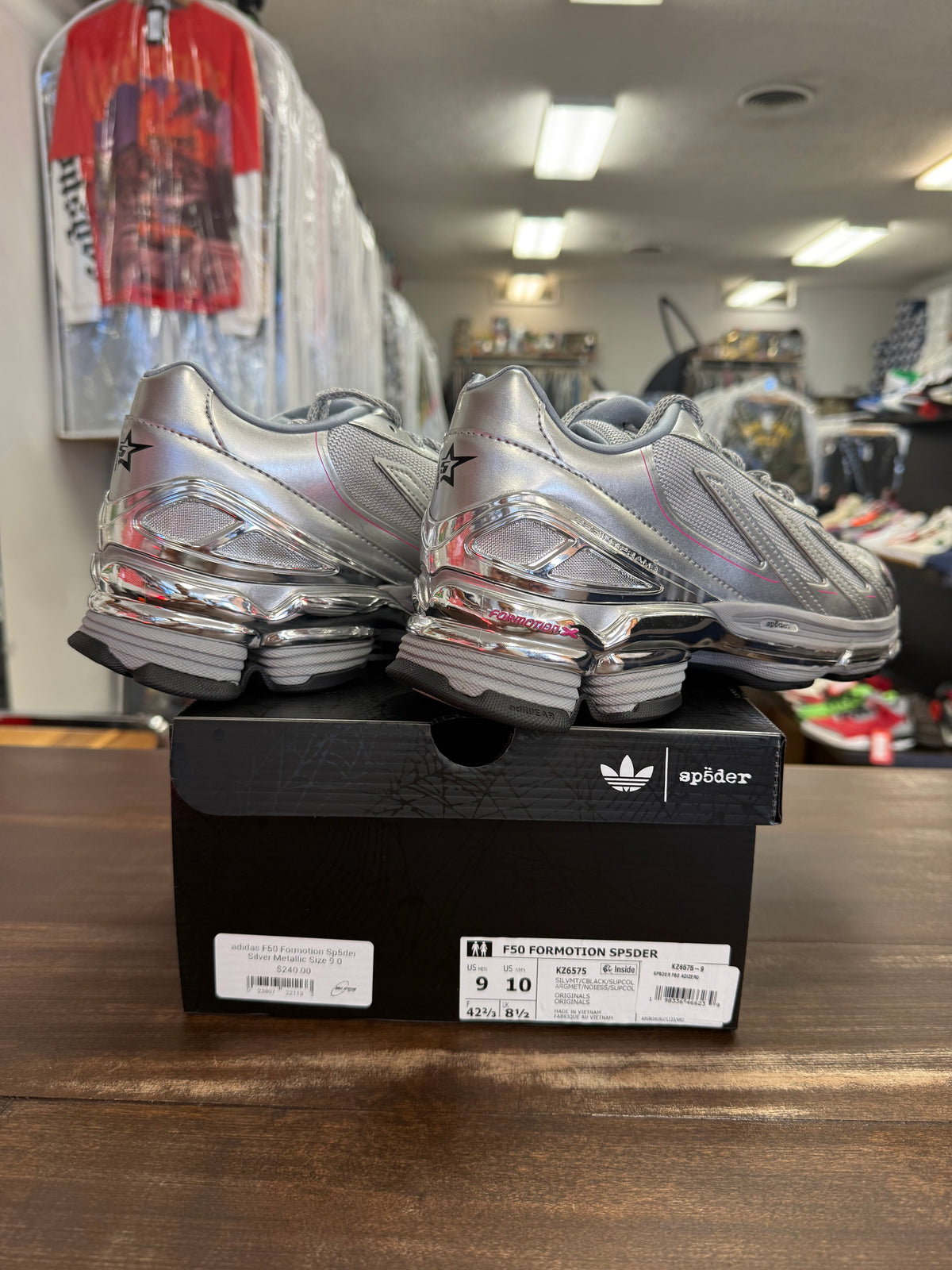 adidas F50 Formotion Sp5der Silver Metallic