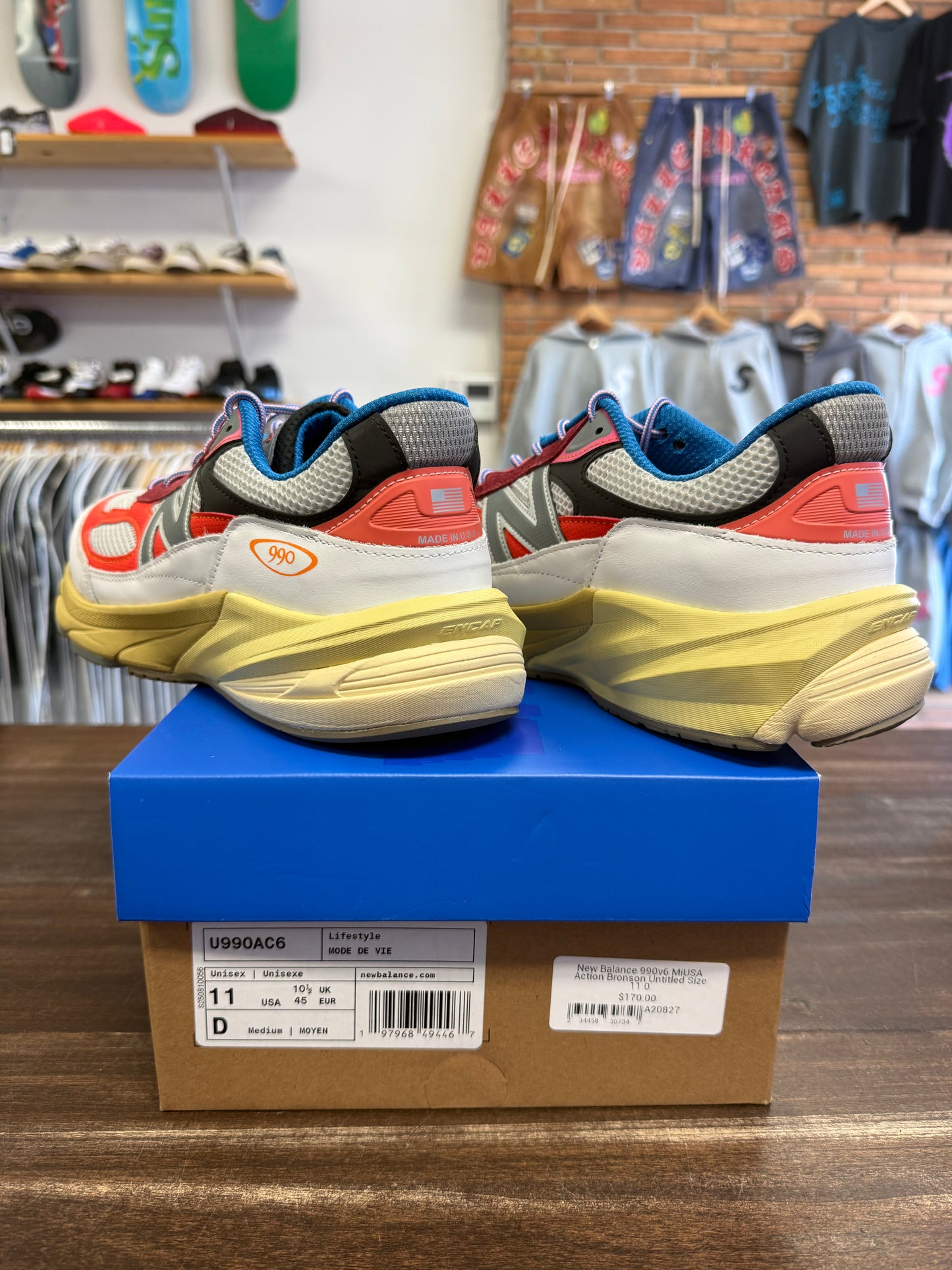 New Balance 990v6 MiUSA Action Bronson Untitled