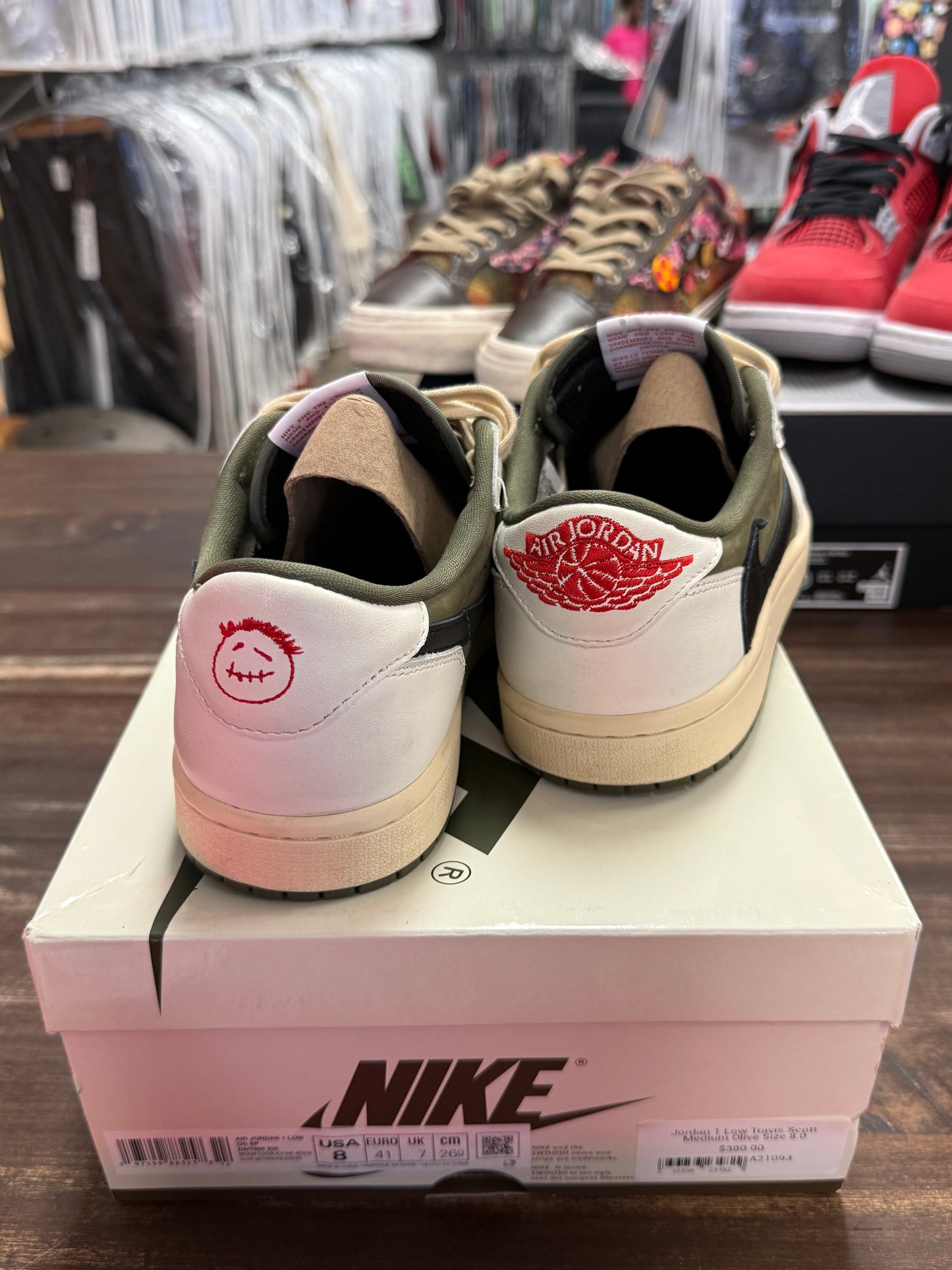 Jordan 1 Low Travis Scott Medium Olive