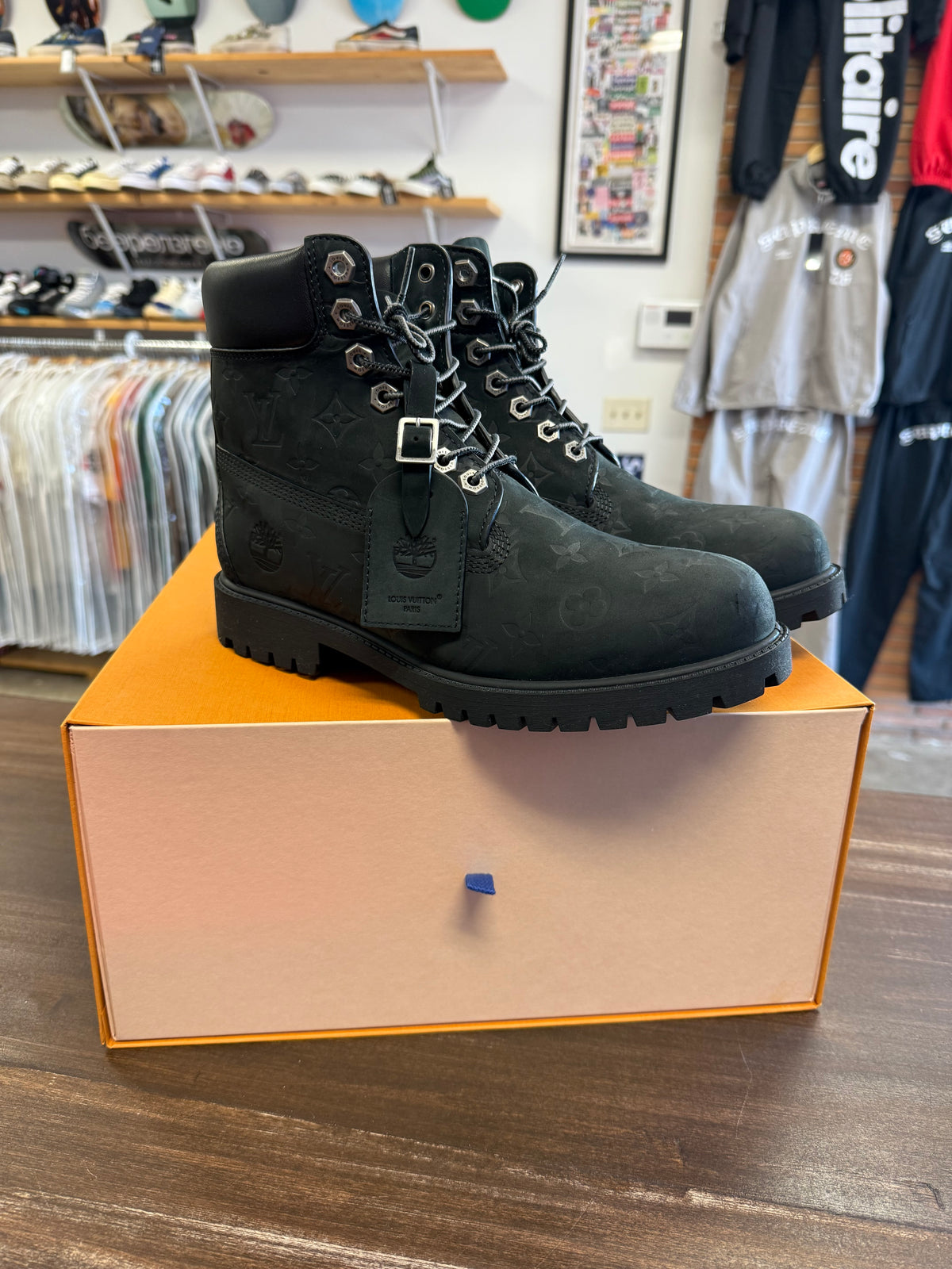 Louis vuitton Louis Vuitton x Timberland 'Black' Boots