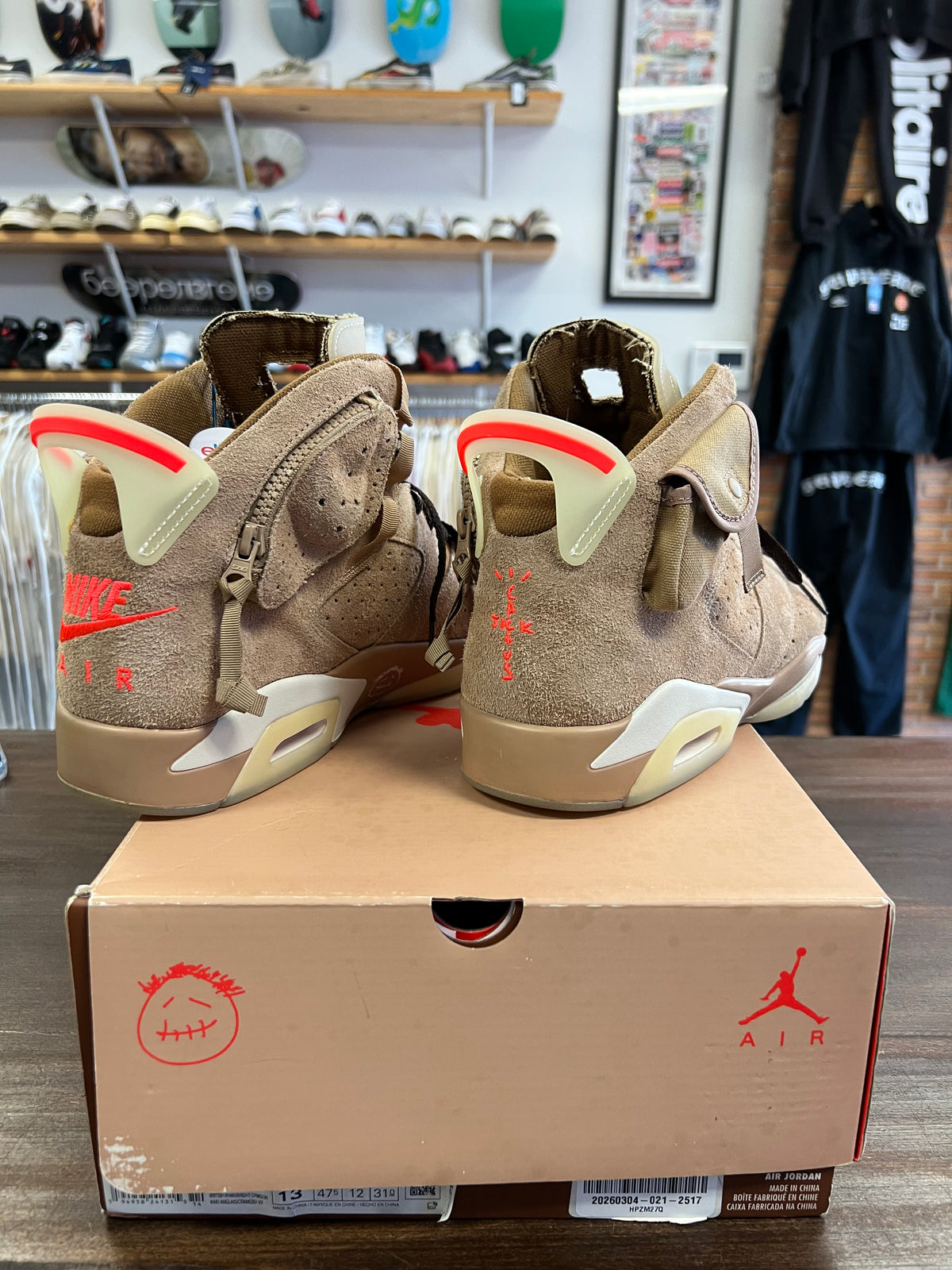Jordan 6 Retro Travis Scott British Khaki