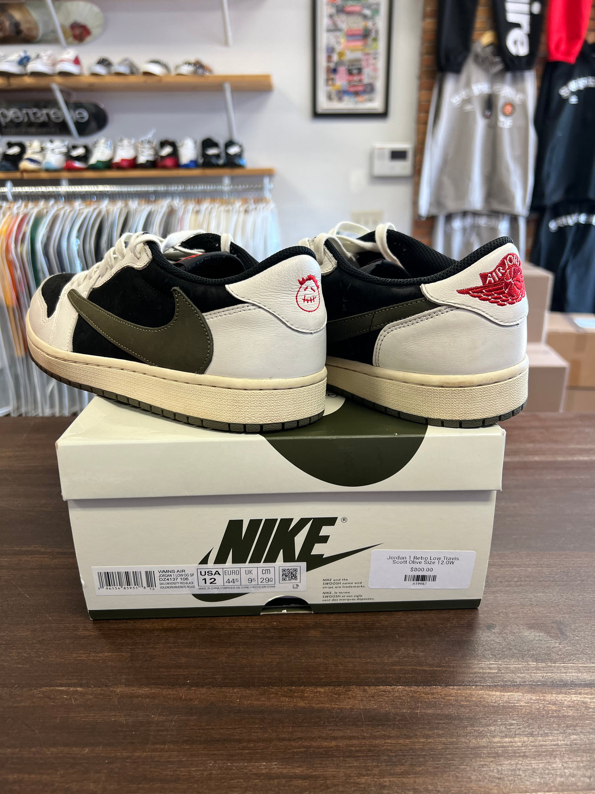 Jordan 1 Retro Low Travis Scott Olive