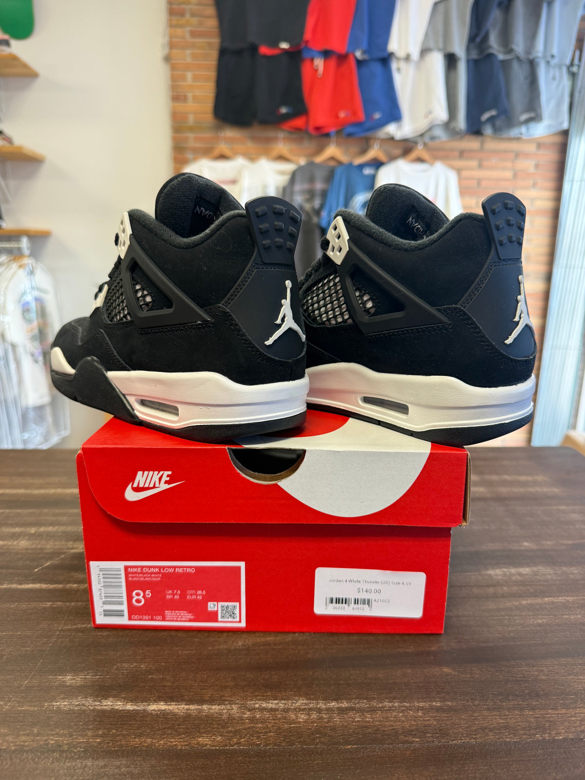 Jordan 4 White Thunder (GS)
