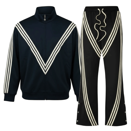 MMMatrix Black Cream Sweatsuit