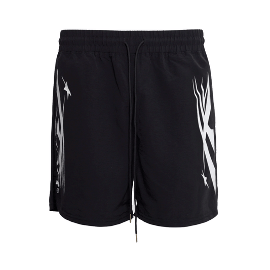 Hellstar Sports Vertical Athletic Shorts Black