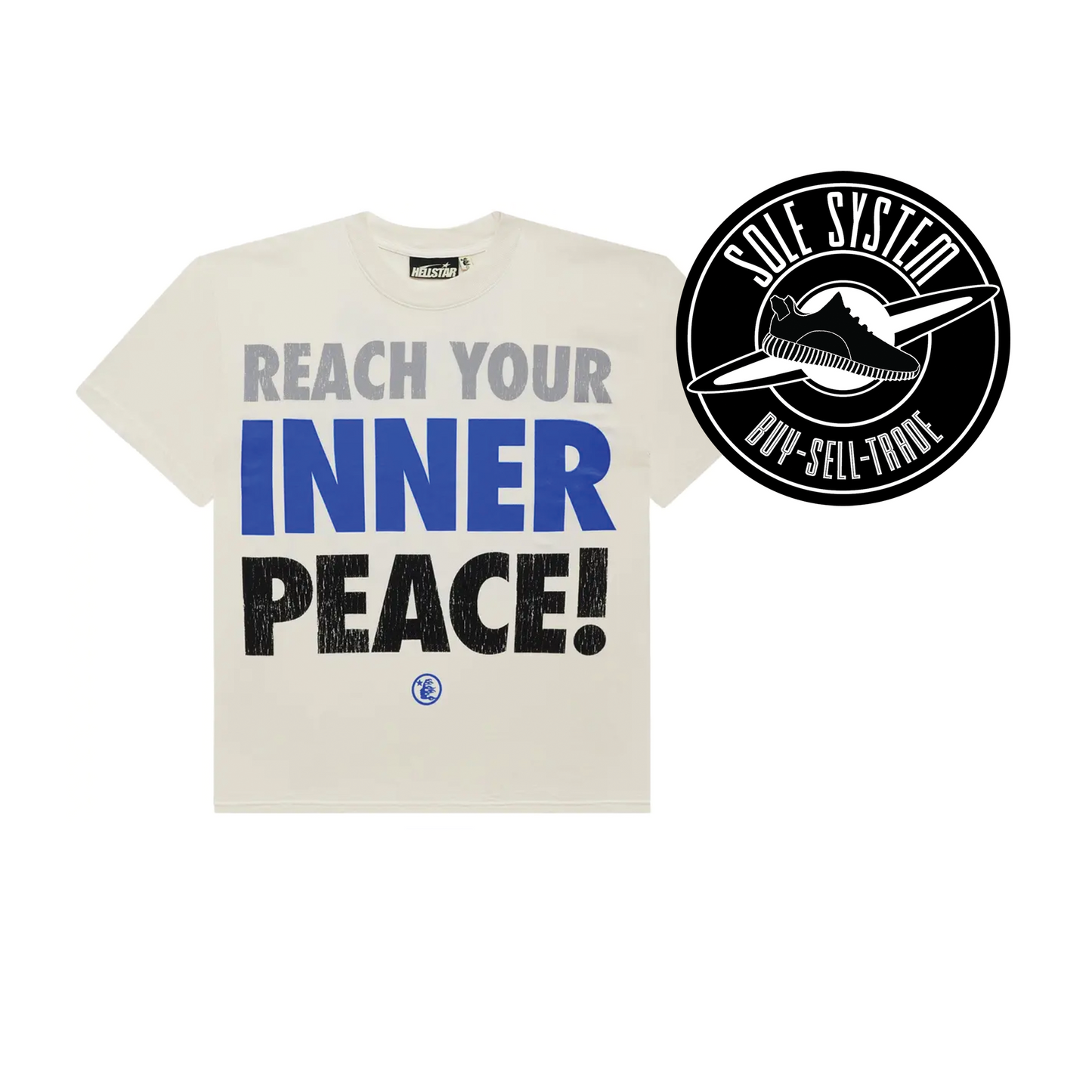 Hellstar Inner Peace T-Shirt Blue