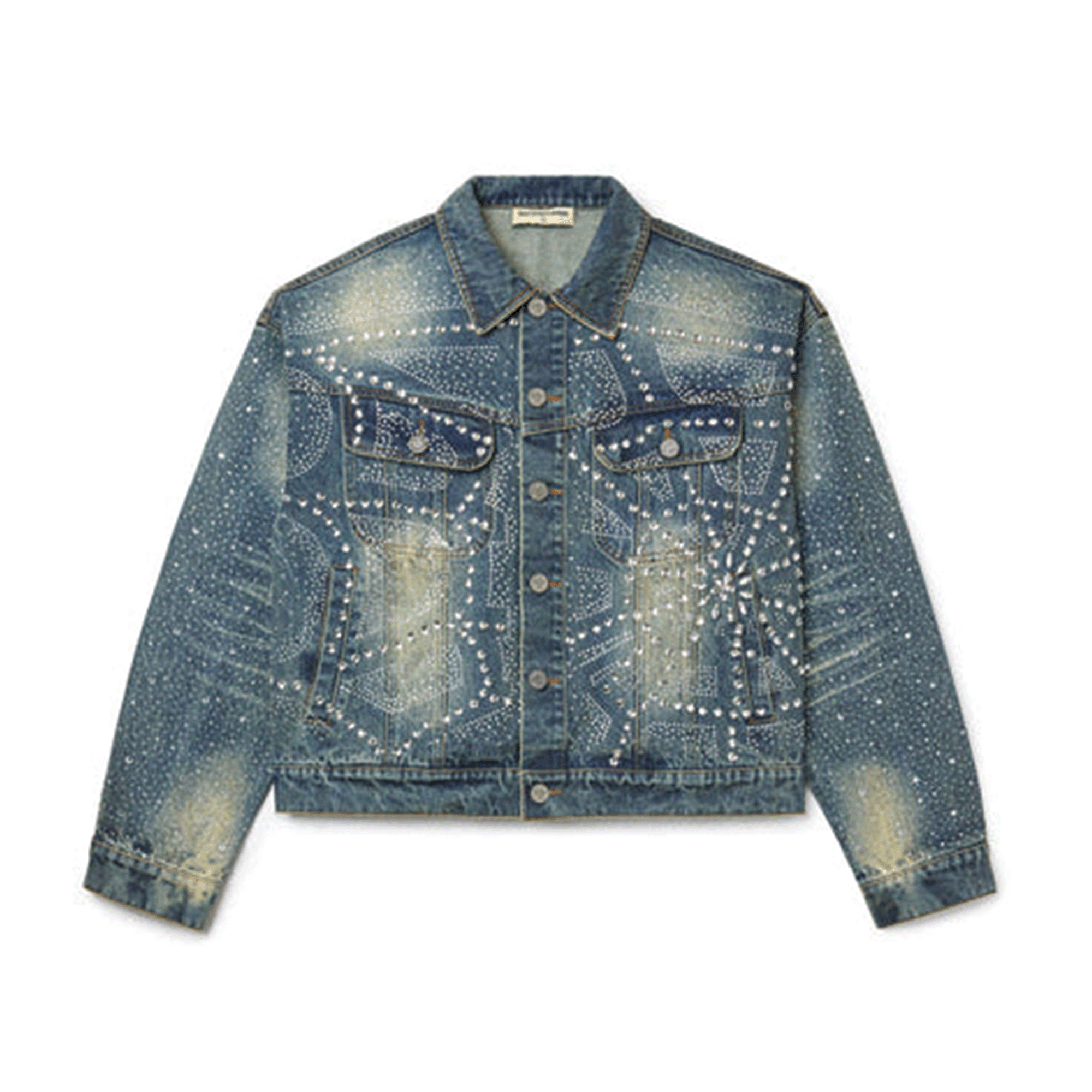 Vale Crystal Rain Denim Jacket – Sole System