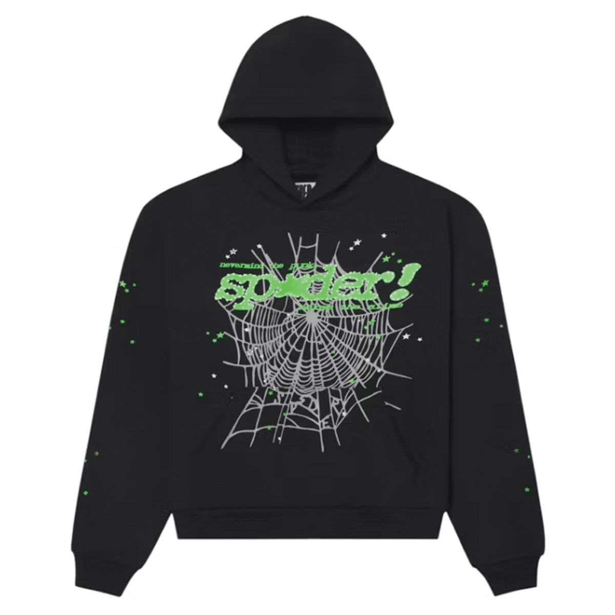 Sp5der Punk V2 Hoodie Black
