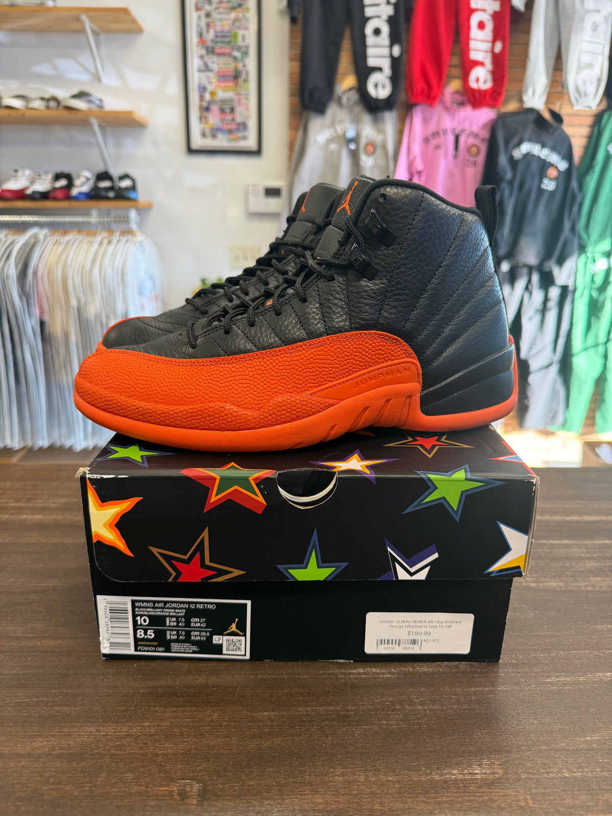 Jordan 12 Retro WNBA All-Star Brilliant Orange (Women's)