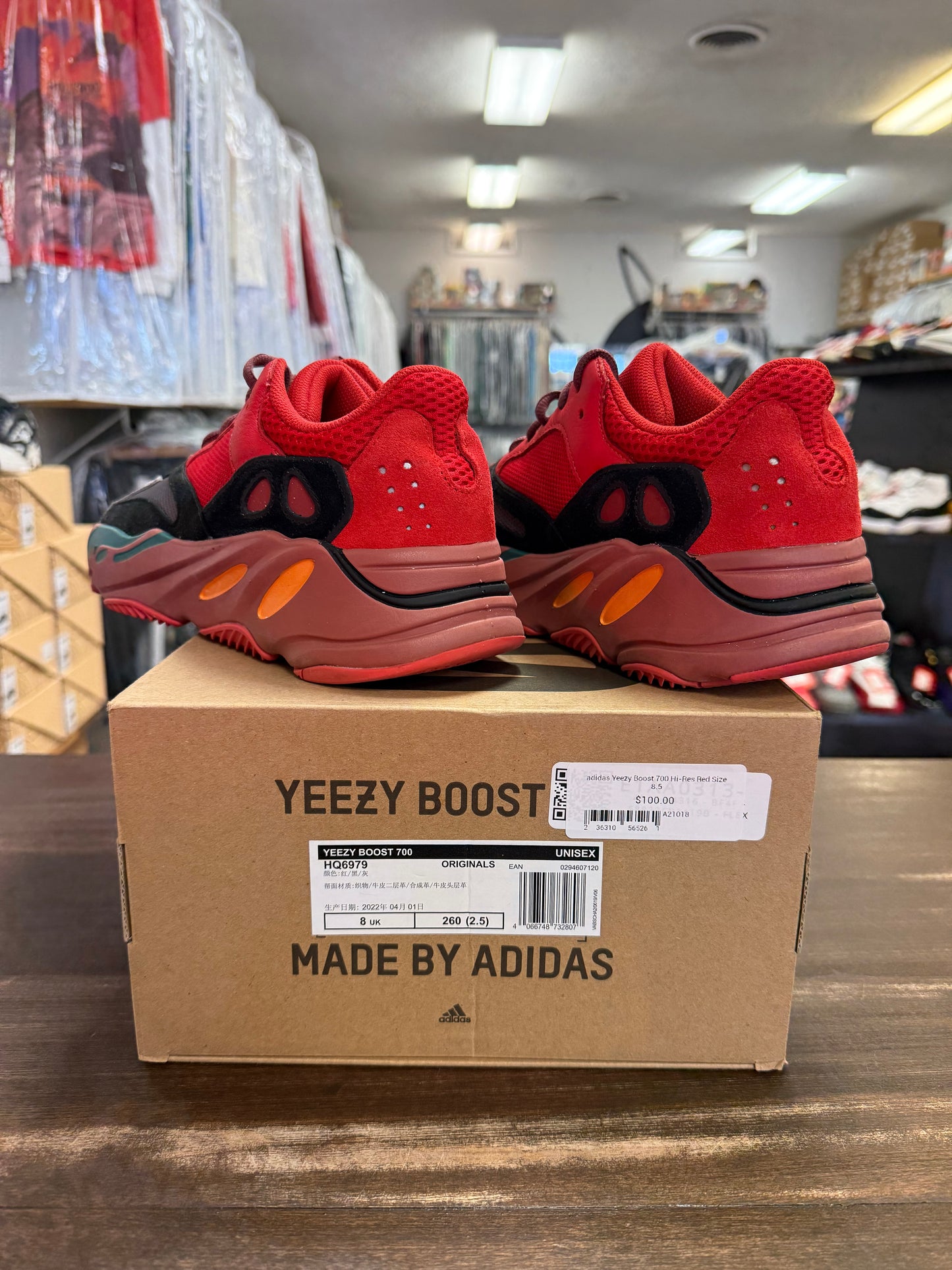 adidas Yeezy Boost 700 Hi-Res Red