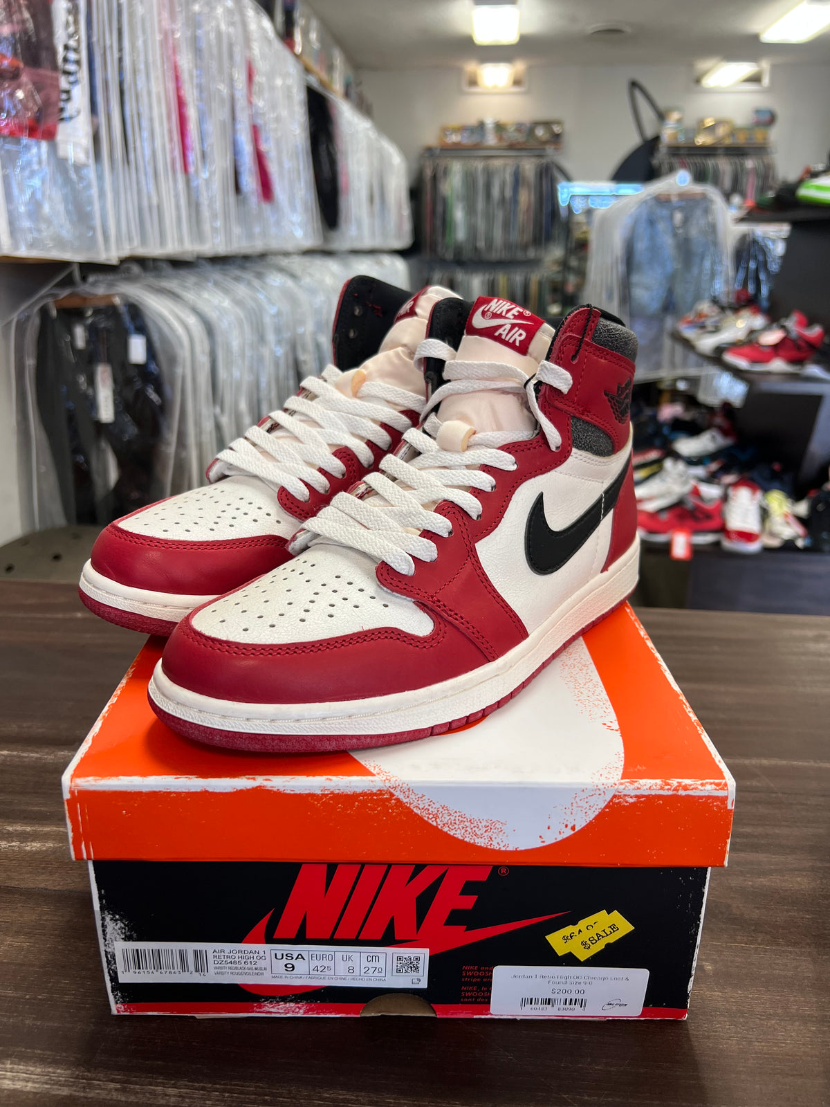 Jordan 1 Retro High OG Chicago Lost and Found