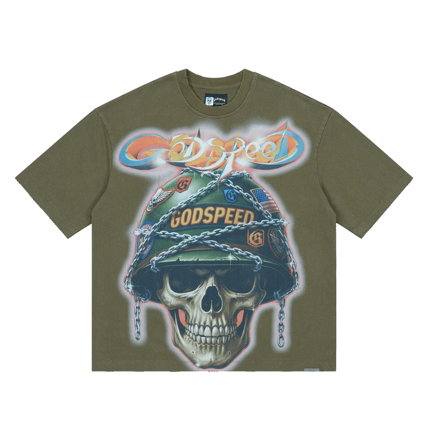 GodSpeed Badges of Honor T-shirt Green