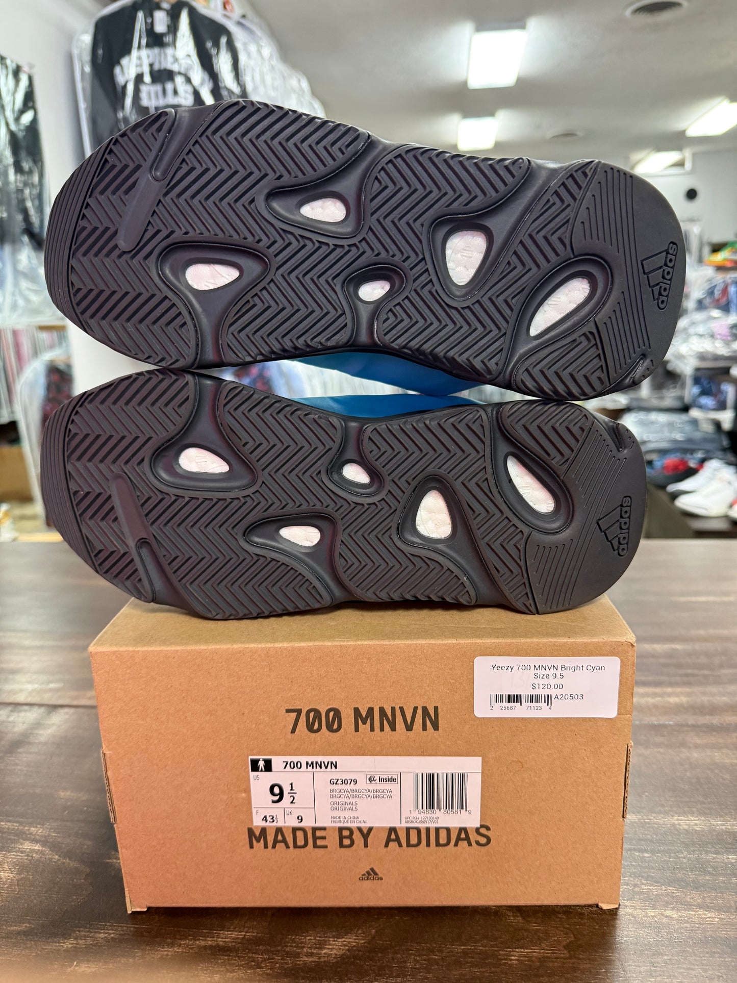 Yeezy 700 MNVN Bright Cyan