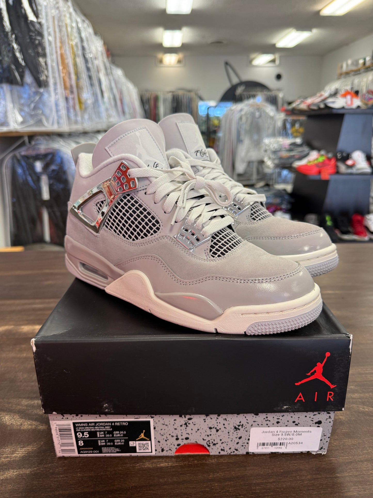 Jordan 4 Frozen Moments