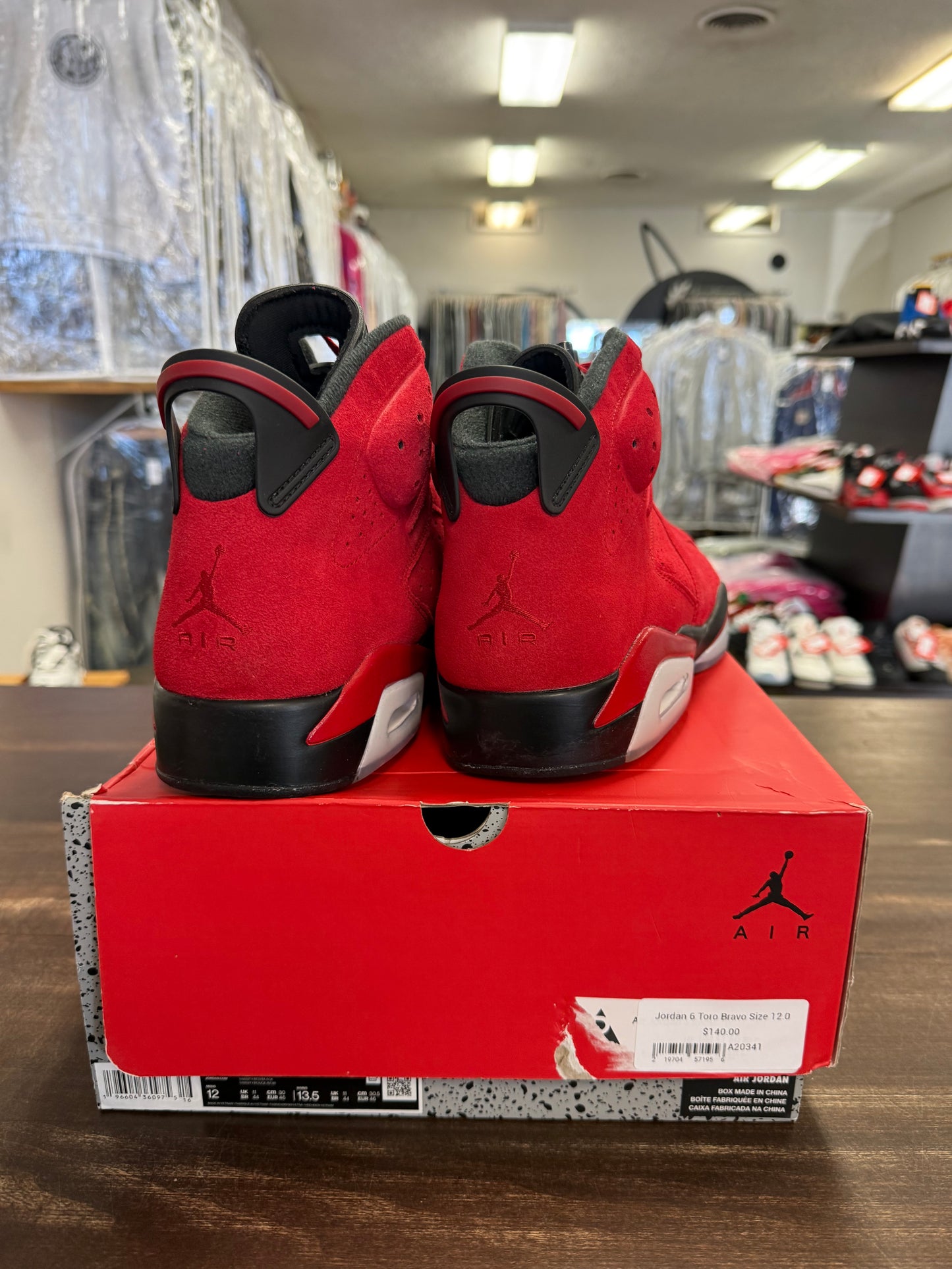 Jordan 6 Toro Bravo