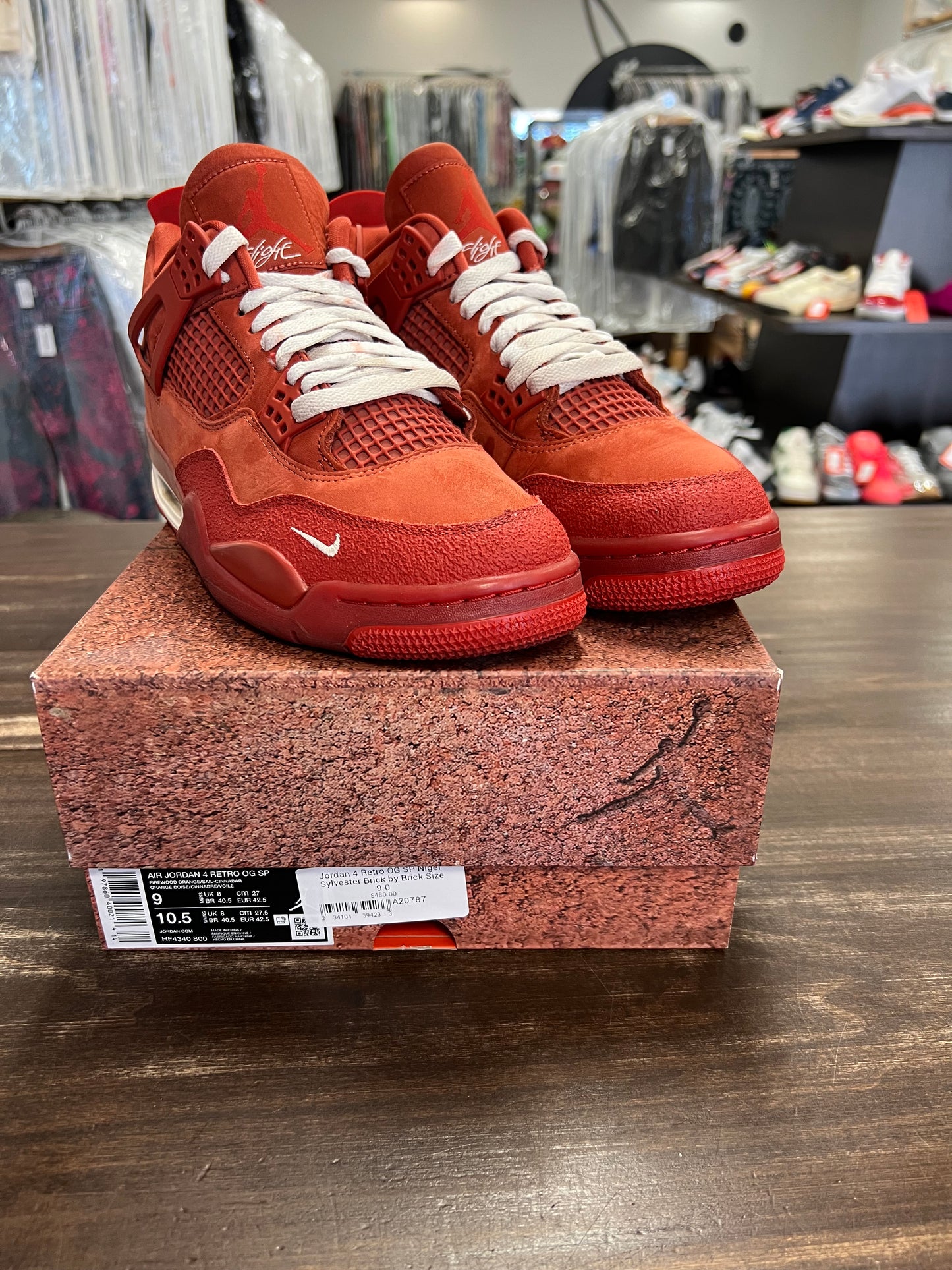 Jordan 4 Retro OG SP Nigel Sylvester Brick by Brick