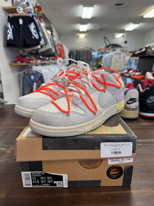 Nike Dunk Low Off-White Lot 11