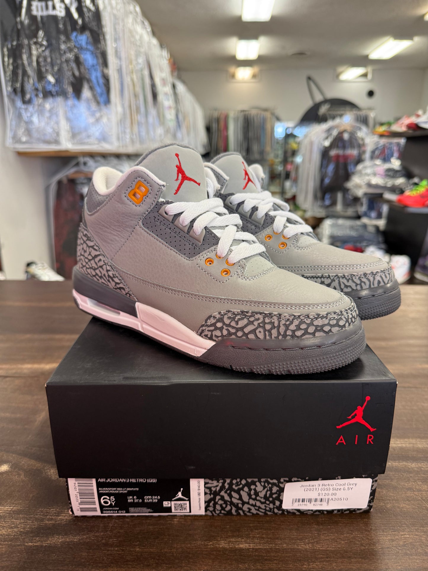 Jordan 3 Retro Cool Grey (2021) (GS)