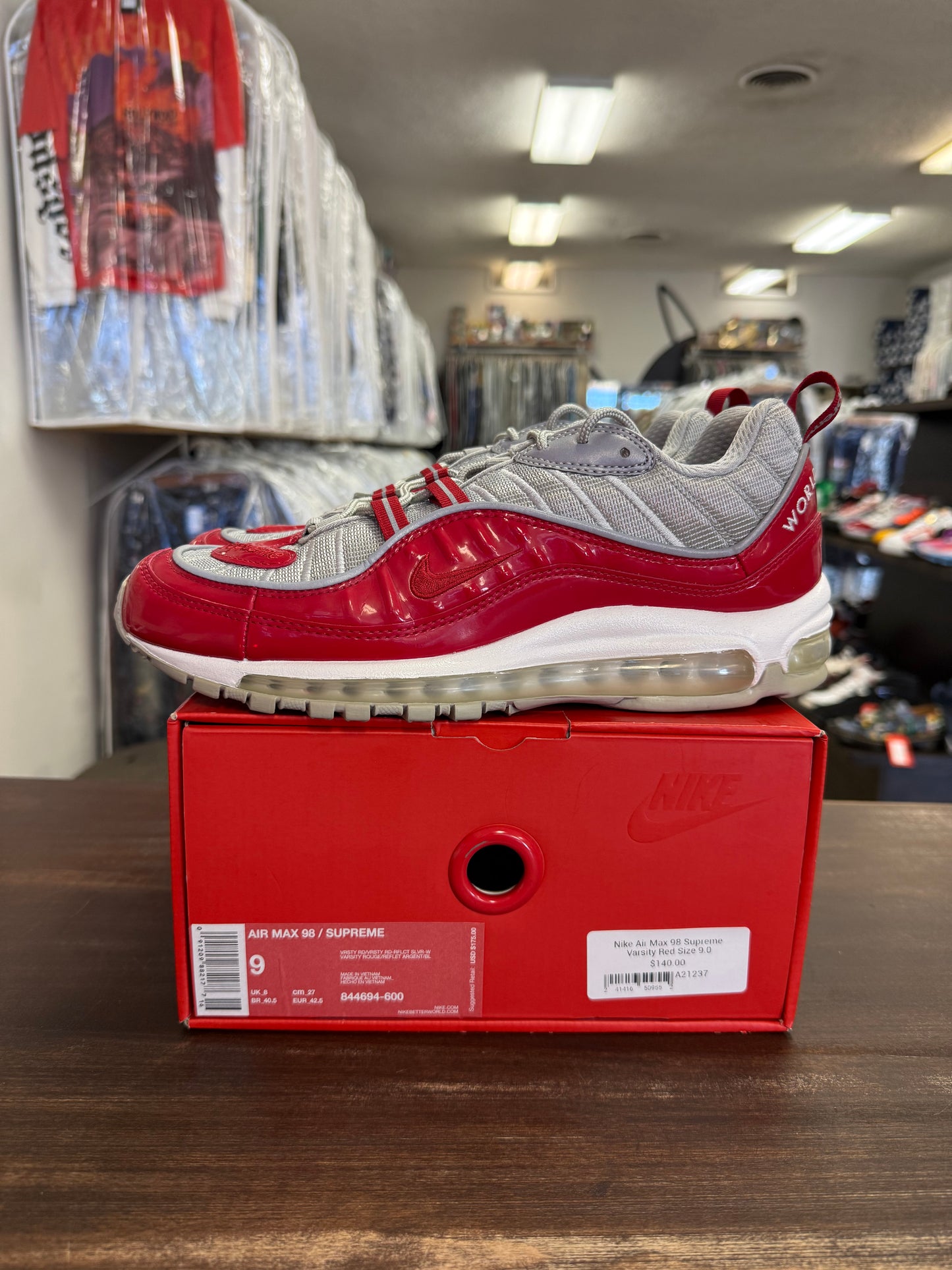 Nike Air Max 98 Supreme Varsity Red