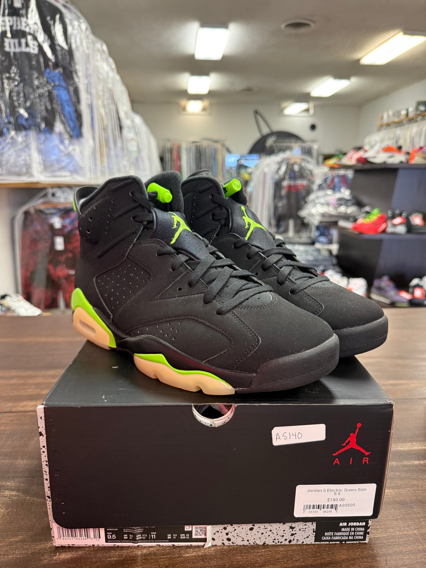 Jordan 6 Electric Green