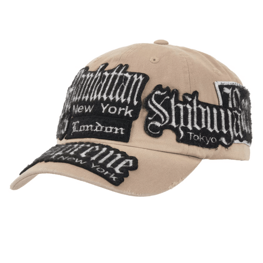 Supreme City Patches 6-Panel Hat Natural