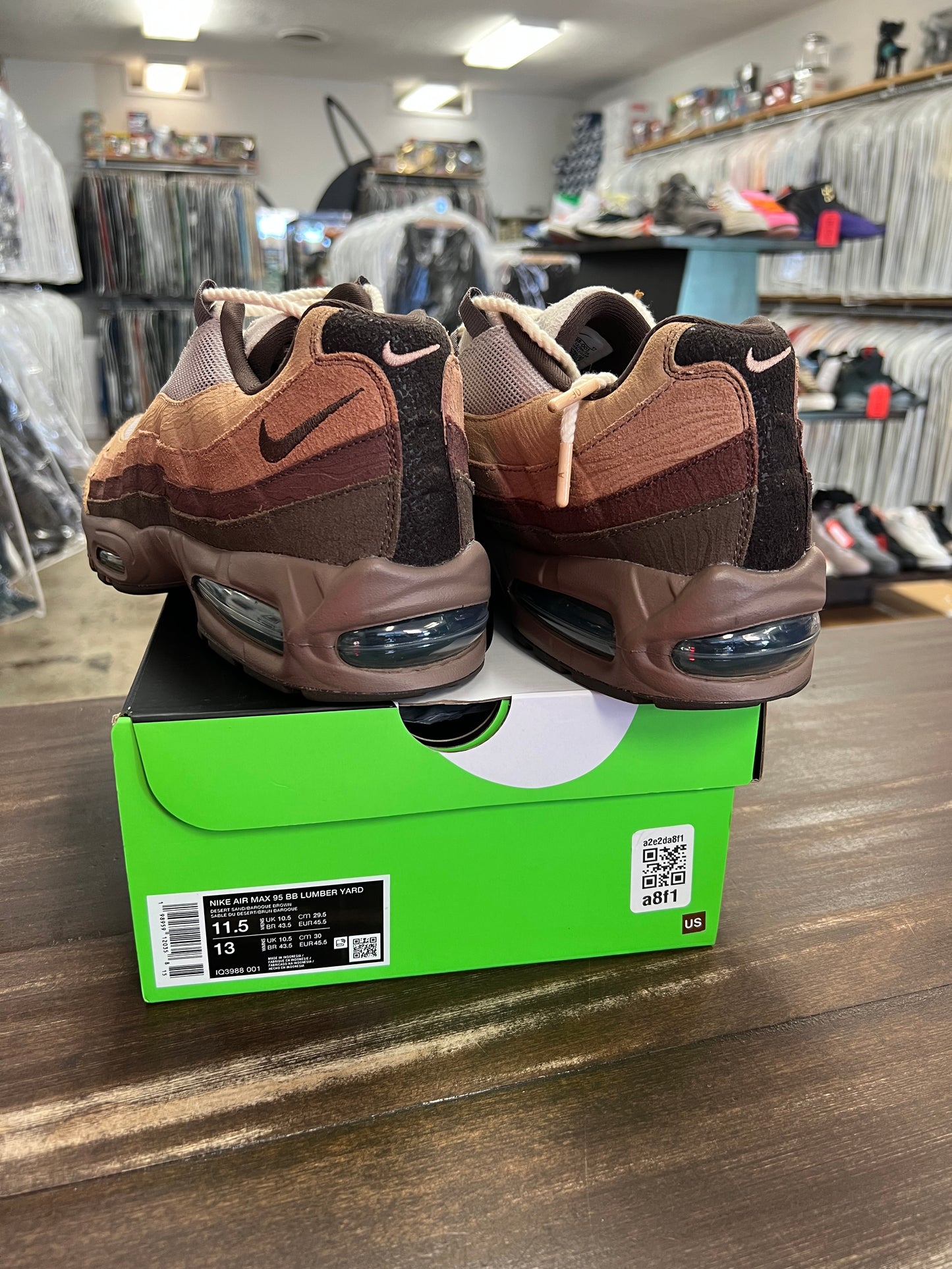 Nike Air Max 95 Big Bubble Ducks of a Feather Oregon Ducks Lumber Yard