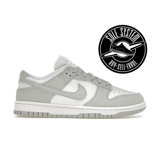 Nike Dunk Low Light Silver Corduroy