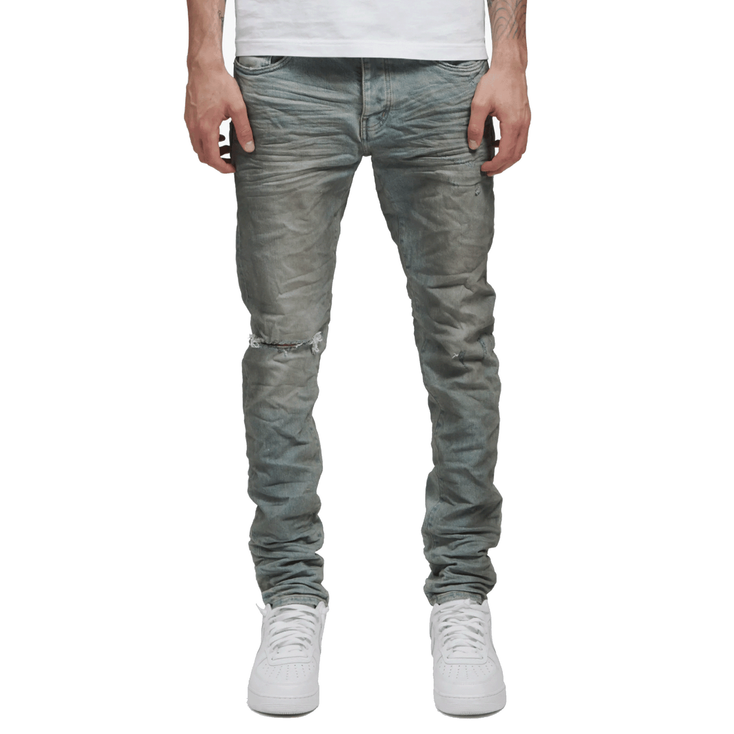 Purple Brand Light Dirty Wax Jeans