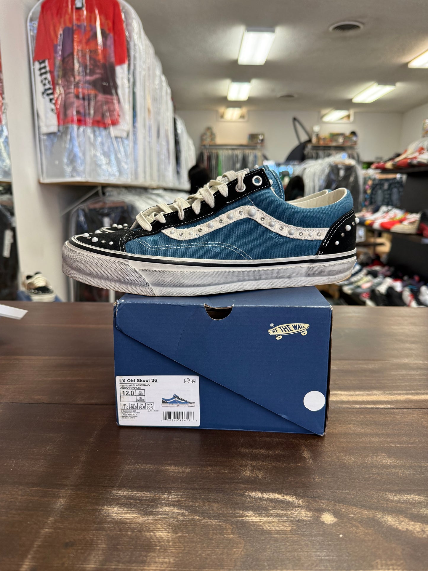 Vans LX Old Skool 36 Pearlized Pack Black Navy