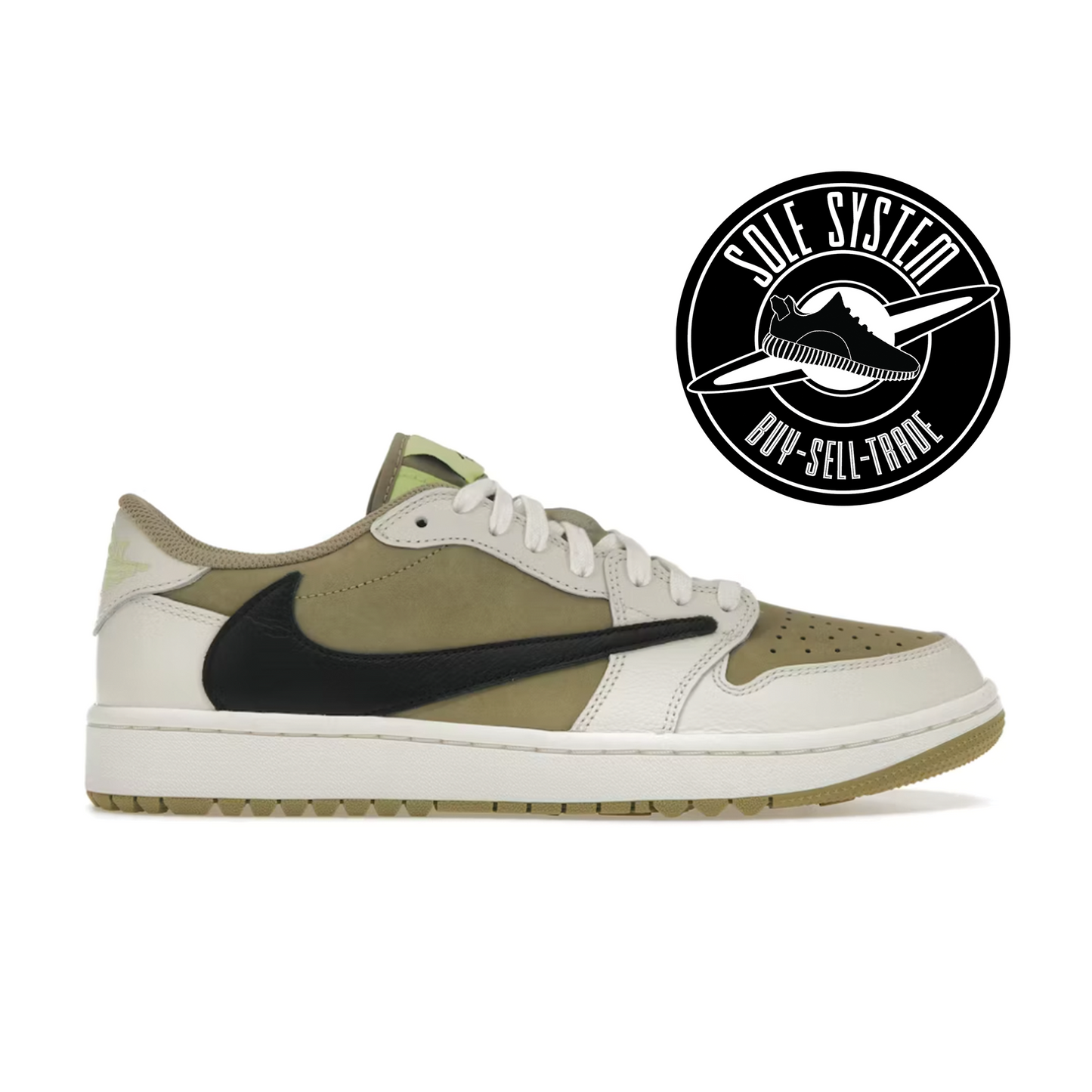 Jordan 1 Retro Low Golf Travis Scott Neutral Olive