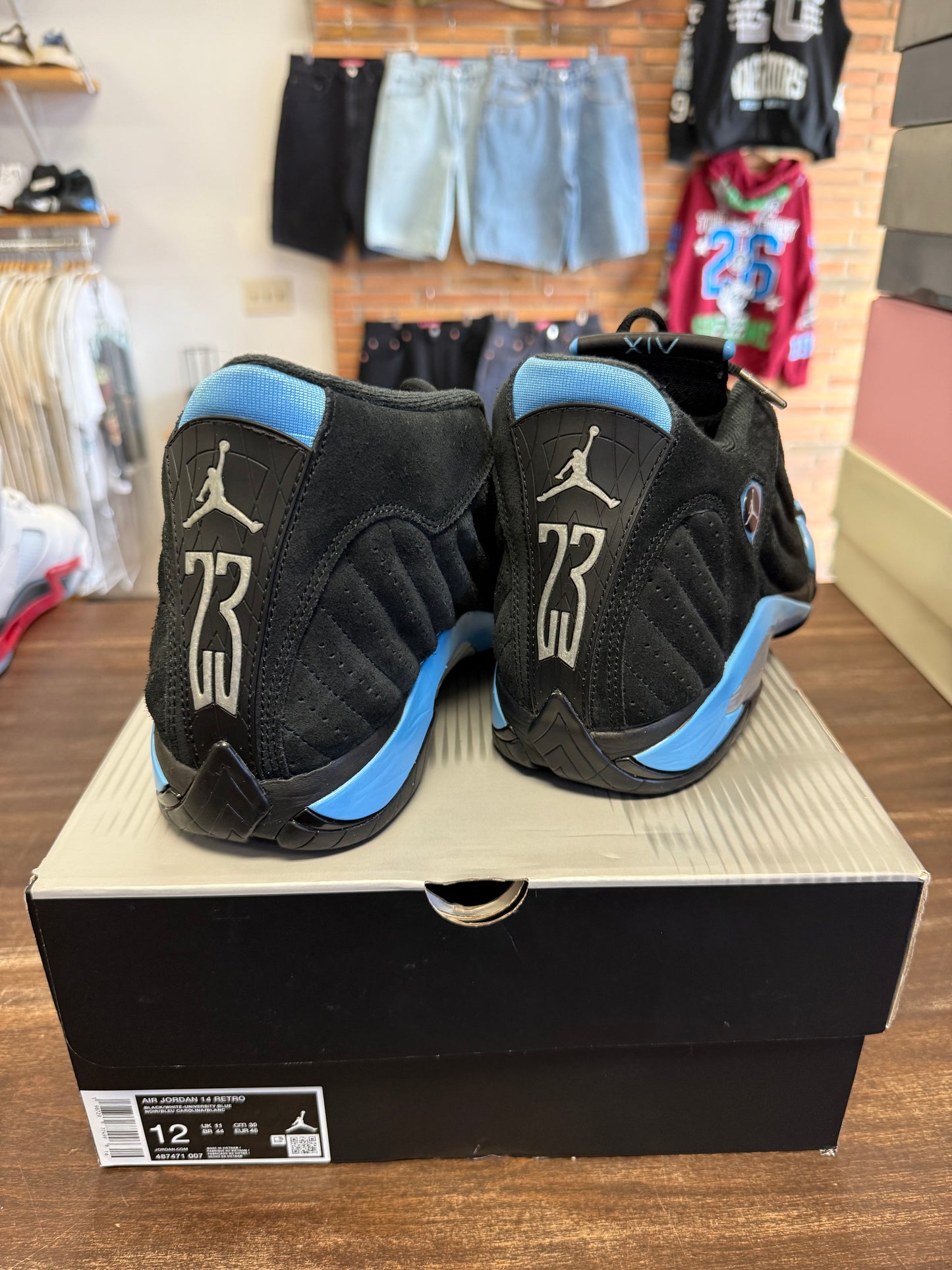 Jordan 14 Retro Black University Blue (2026)