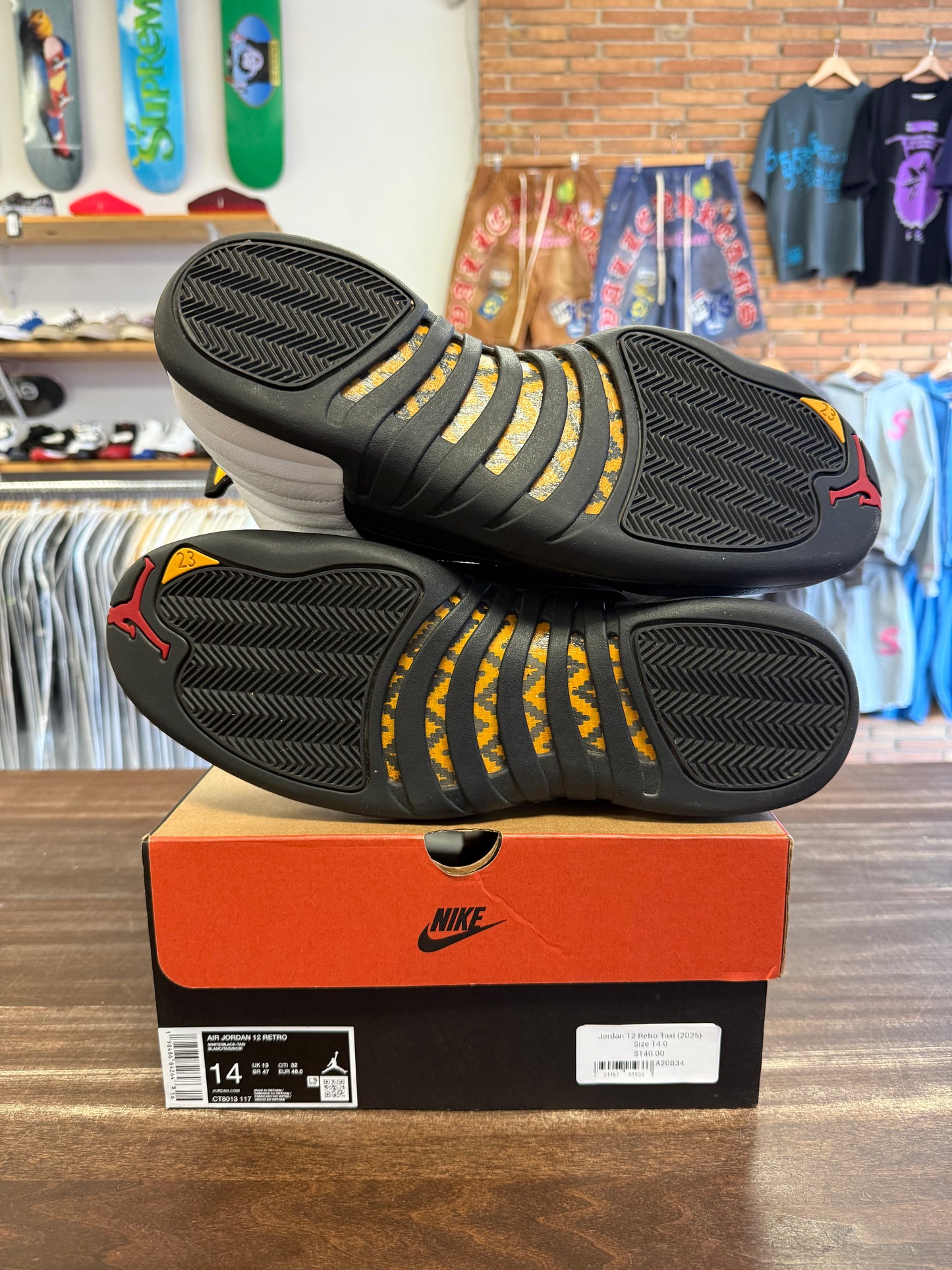 Jordan 12 Retro Taxi (2025)