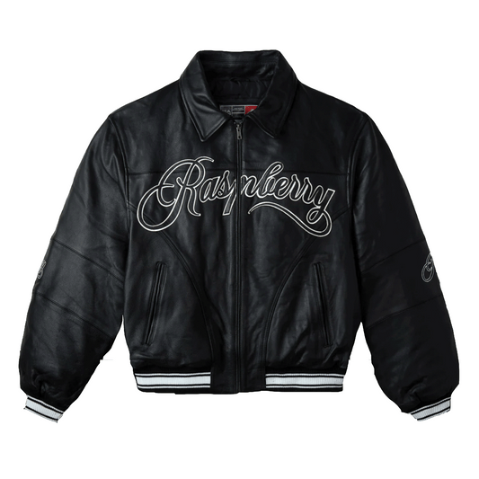 Raspberry Hills GG Leather Jacket