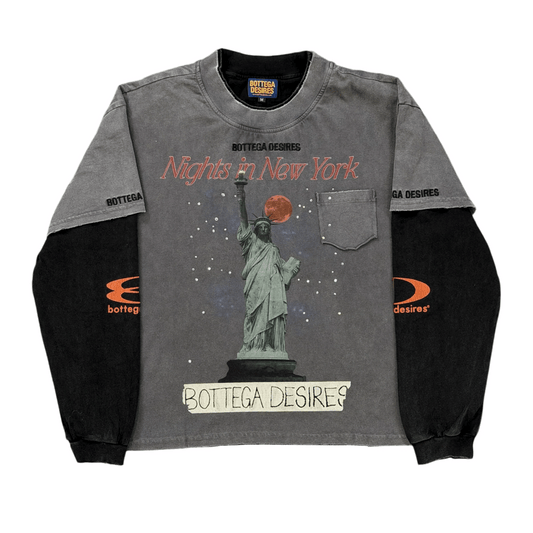 BOTTEGA DESIRES NIGHTS IN NY LAYERED LONG SLEEVE