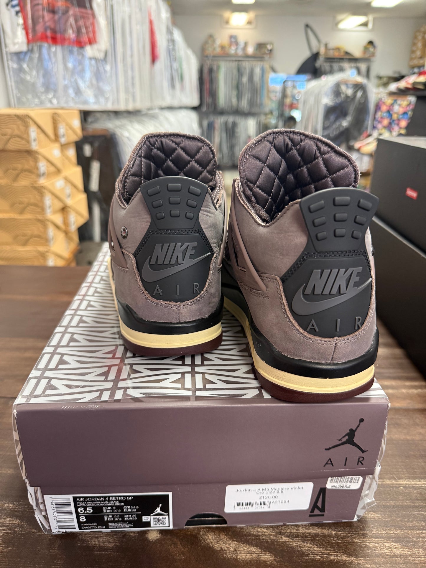 Jordan 4 A Ma Maniére Violet Ore