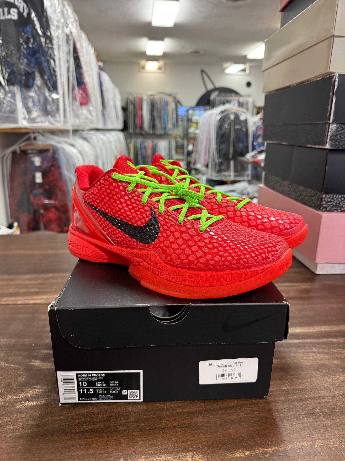 Nike Kobe 6 Protro Reverse Grinch