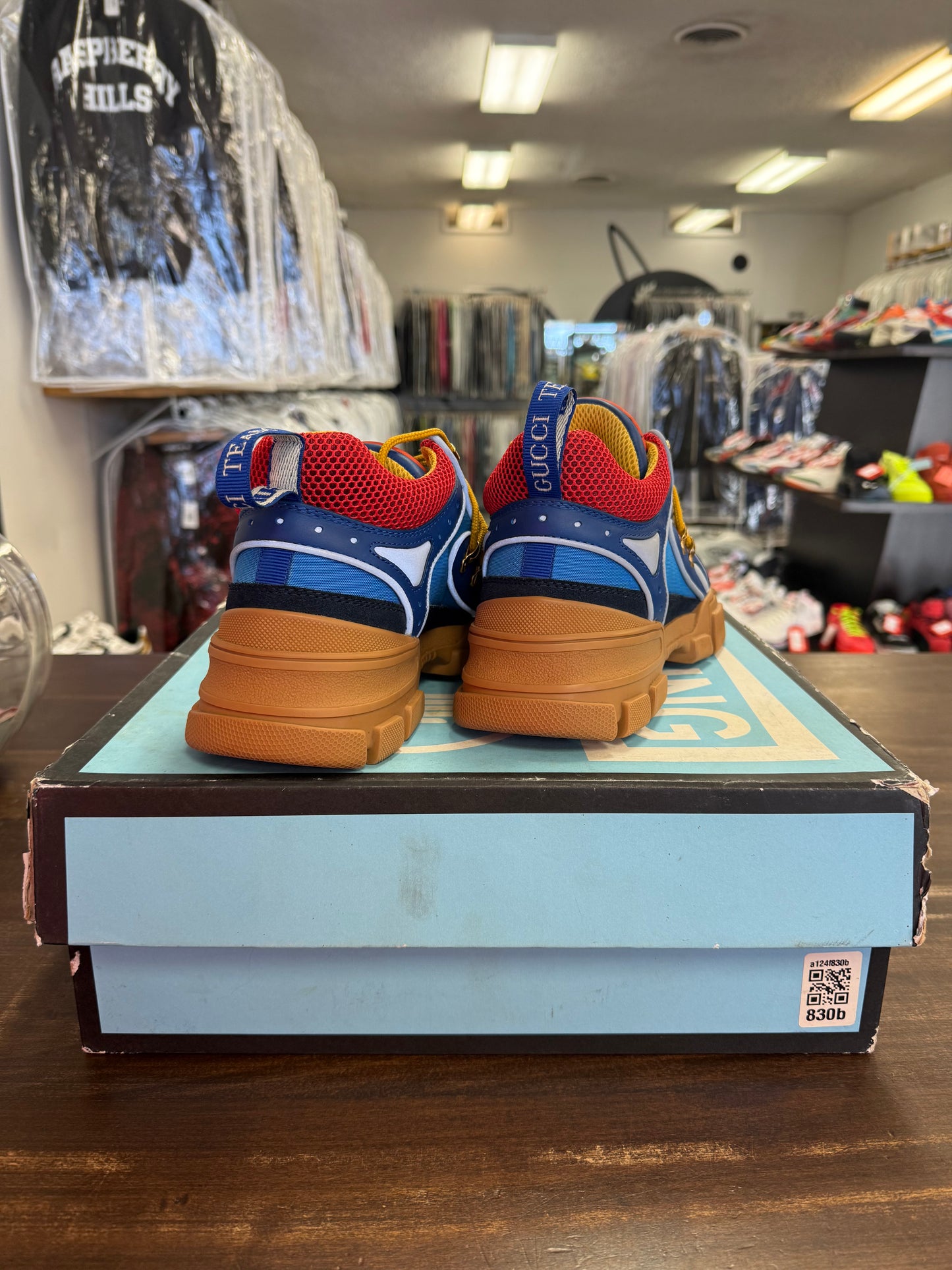 Gucci Flashtrek SEGA Blue Suede