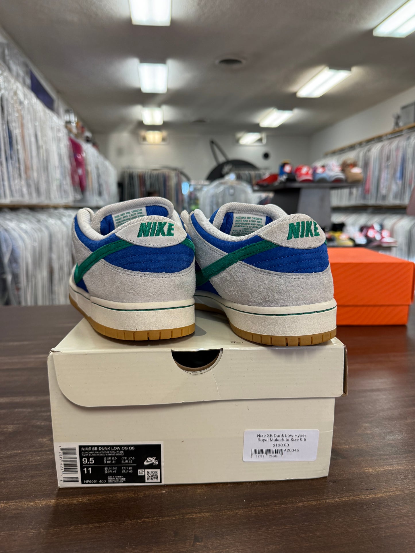 Nike SB Dunk Low Hyper Royal Malachite