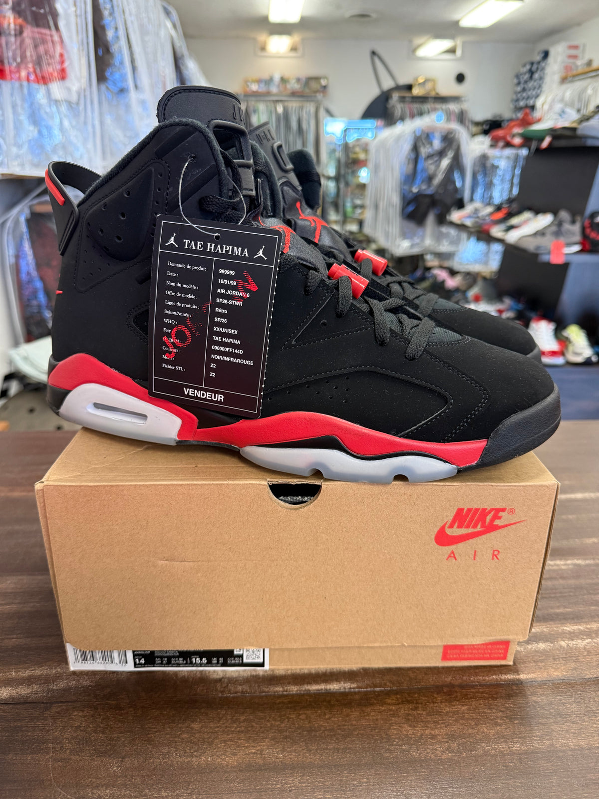 Jordan 6 Infrared Salesman