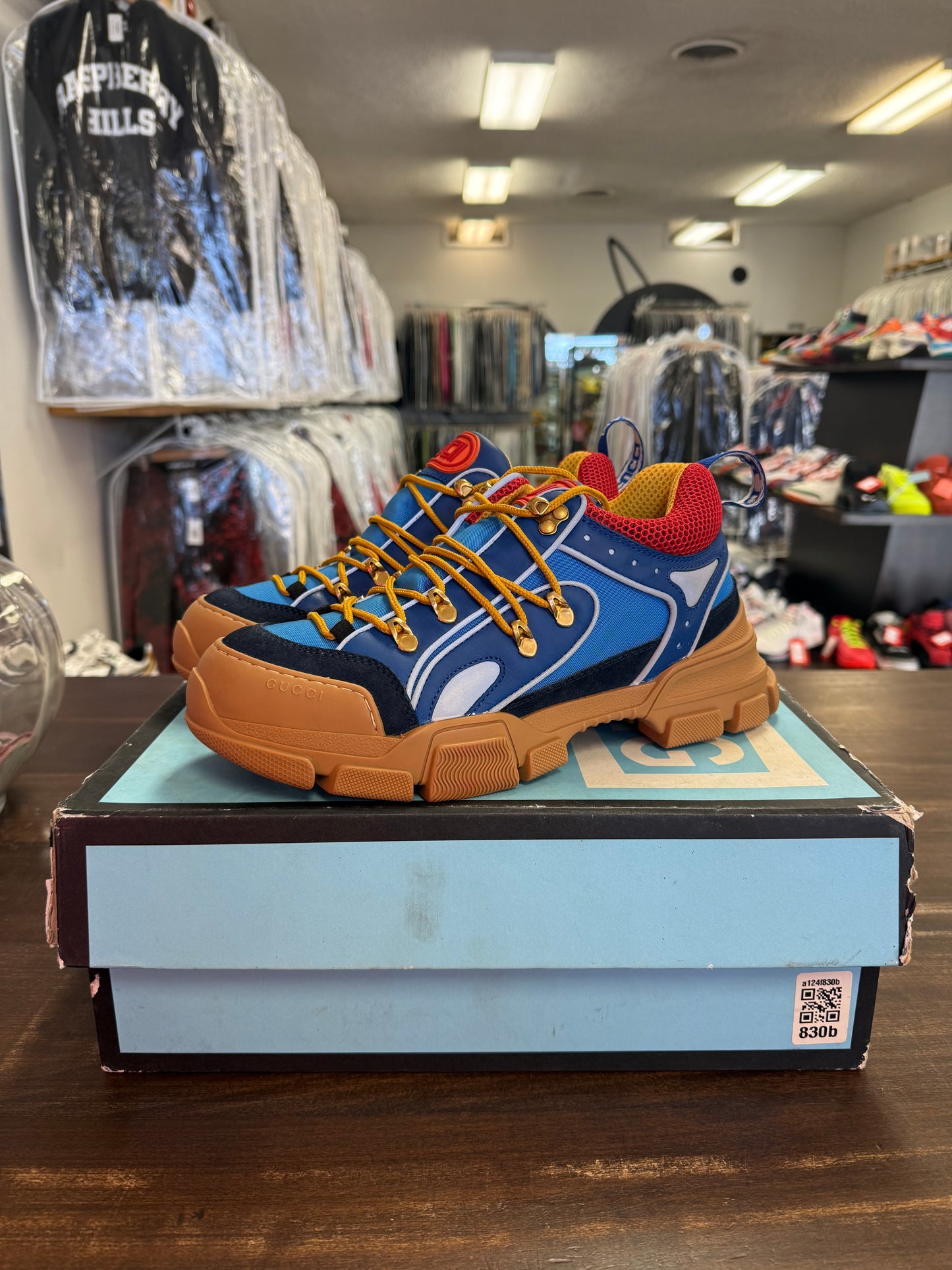 Gucci Flashtrek SEGA Blue Suede