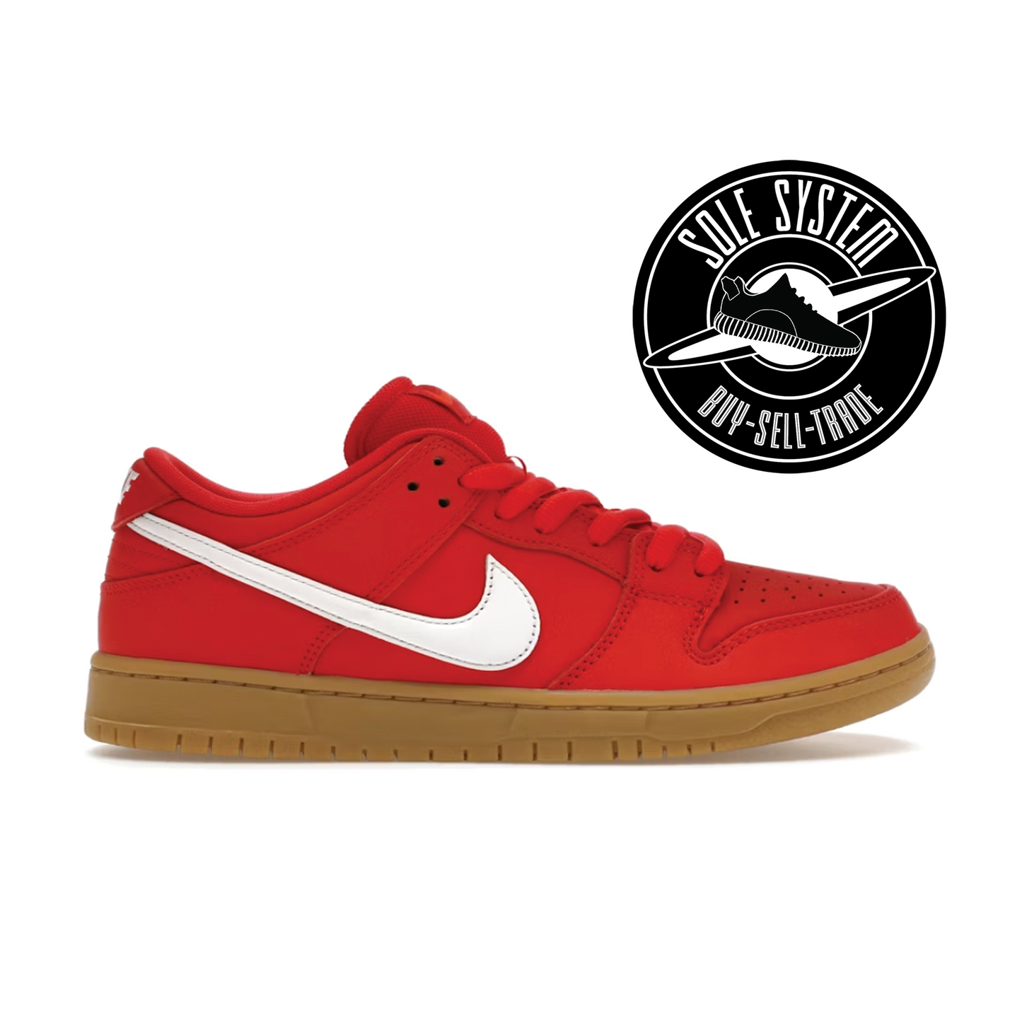 Nike SB Dunk Low University Red Gum