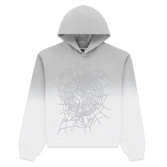 SP5DER OG WEB V2 OMBRE HOODIE GREY