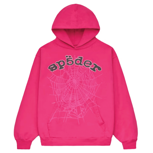 Sp5der Legacy Hoodie Pink