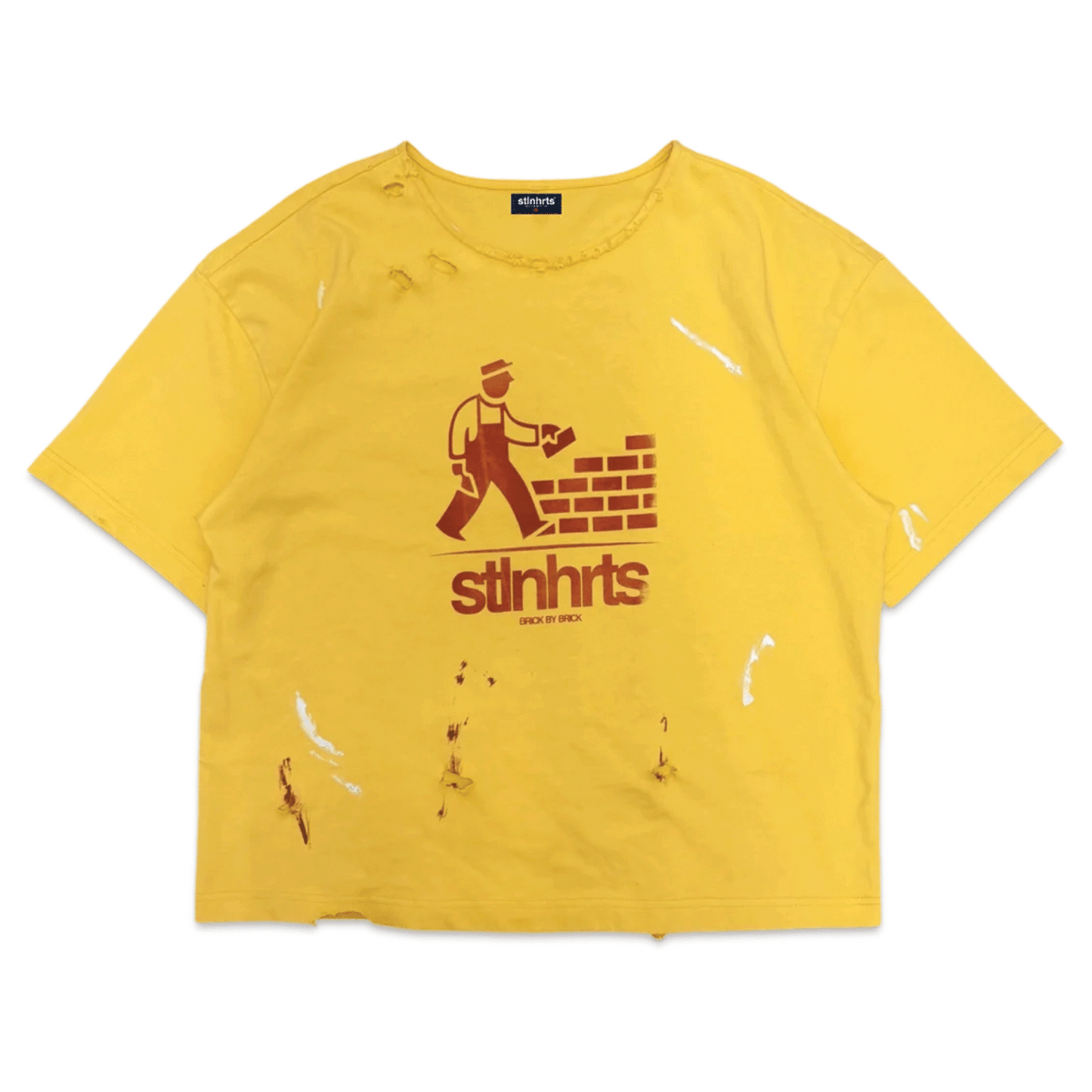 STLN BRICK BY BRICK TEE YELLOW